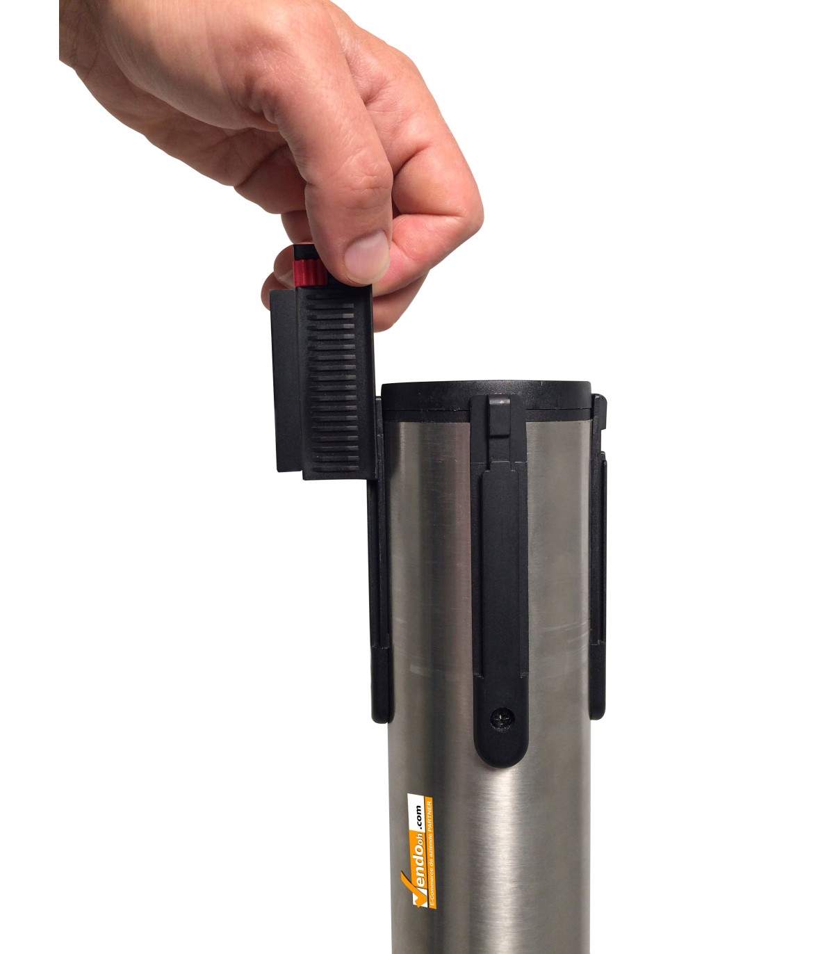 AGGANCIO MAGNETICO ANTIPANICO PER COLONNINA A NASTRO SEGNA PERCORSO TENDIFLEX