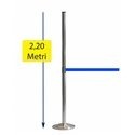 COLONNA COLONNINA SEGNA PERCORSO DELIMITA AREA A NASTRO ALTEZZA OLTRE 200 CM