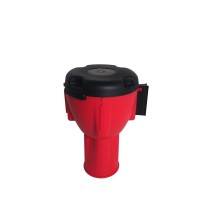 ATTACCO A MURO CON NASTRO COLONNA COLONNINA HOTEL SEGNA PERCORSO DELIMITA AREA