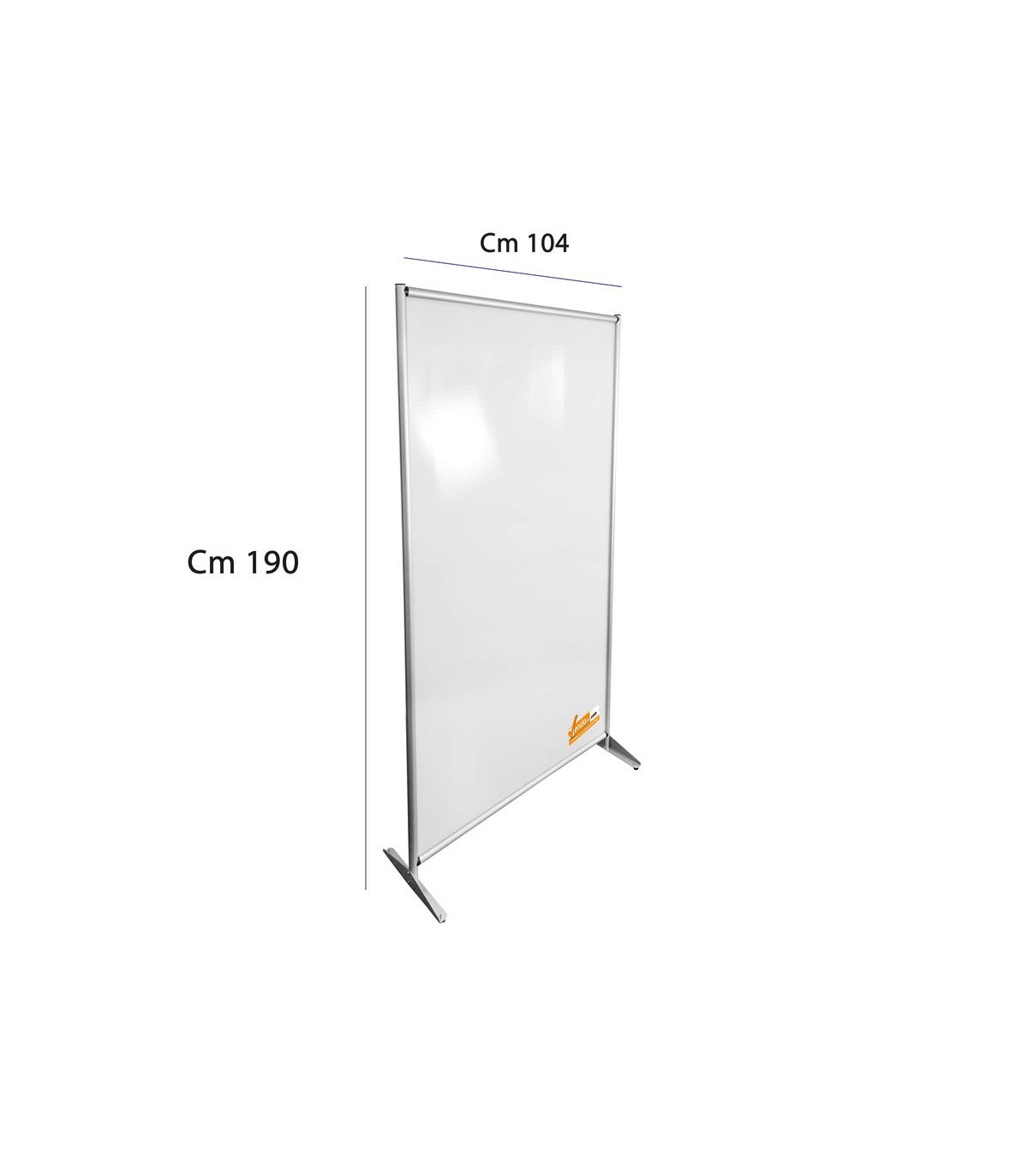 PARETE MOBILE DIVISORIA PARETINA BIANCO SATINATO UFFICIO STUDIO NEGOZIO WHL800SB