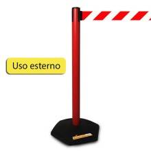 COLONNA COLONNINA NERA A NASTRO TEATRO AEROPORTO SEGNA PERCORSO DELIMITA AREA