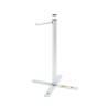 ESPOSITORE COLORE BIANCO PORTATILE IN VALIGETTA SMONTABILE PORTA BORSE SHOPPER PUBBLICITARIE