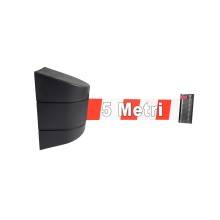 ATTACCO A MURO PARETE CON NASTRO BIANCO E ROSSO DI 5 METRI COLONNINA SEGNA PERCORSO DELIMITA AREA