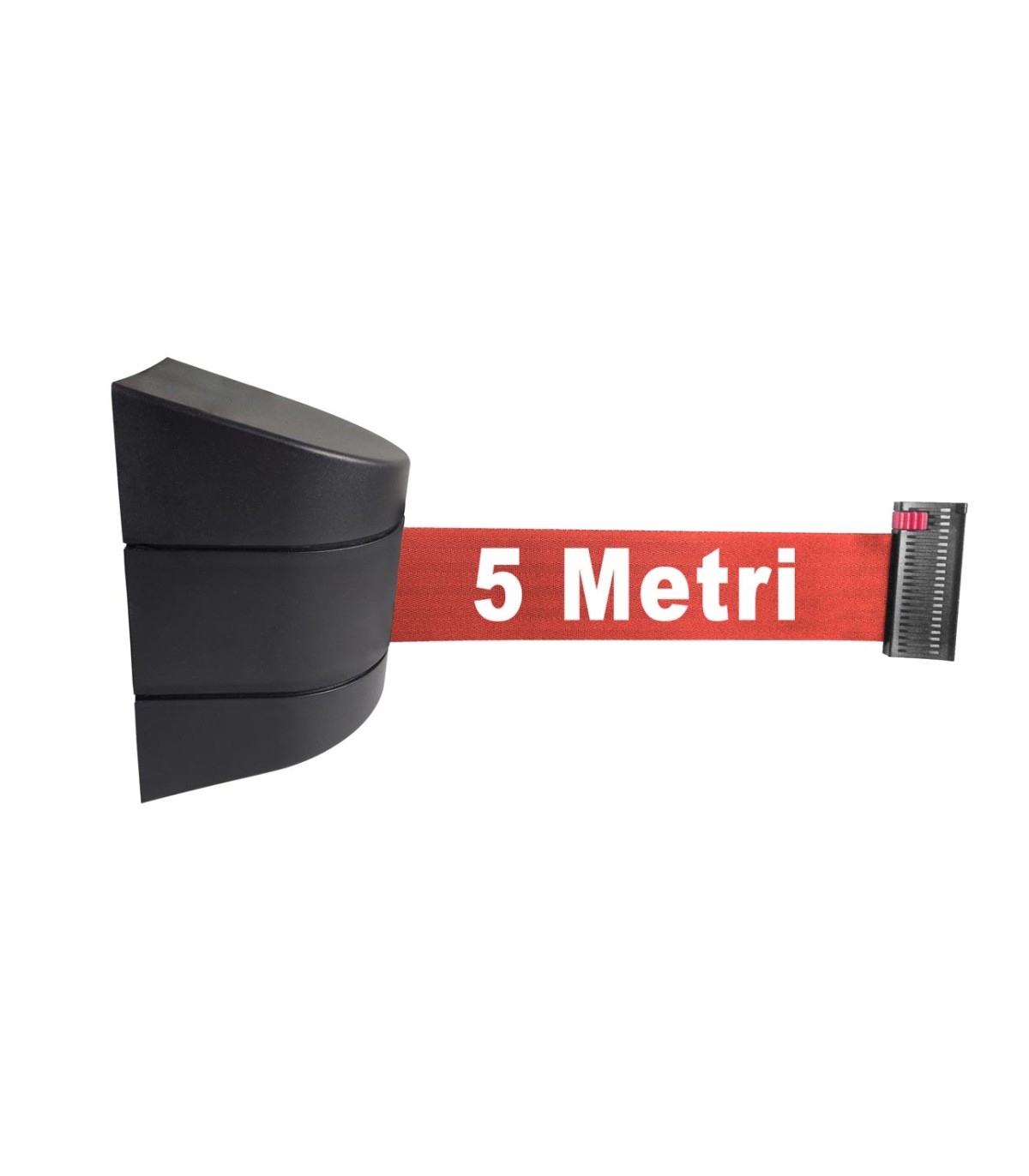 ATTACCO A MURO PARETE CON NASTRO ROSSO DI 5 METRI COLONNINA SEGNA PERCORSO DELIMITA AREA