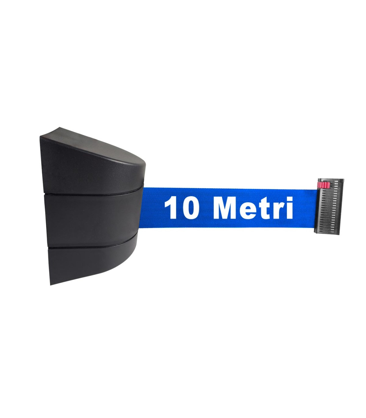 ATTACCO A MURO PARETE CON NASTRO BLU DI 10 METRI COLONNINA SEGNA PERCORSO DELIMITA AREA