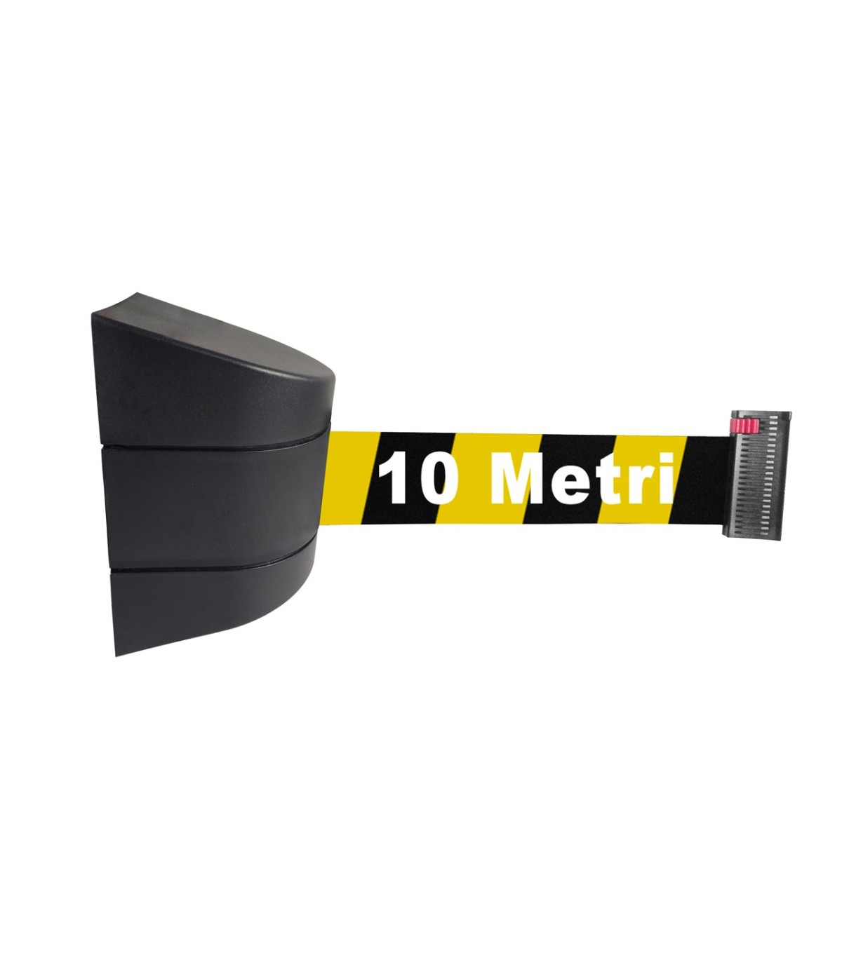 ATTACCO A MURO CON NASTRO 4 METRI COLONNA COLONNINA SEGNA PERCORSO DELIMITA AREA