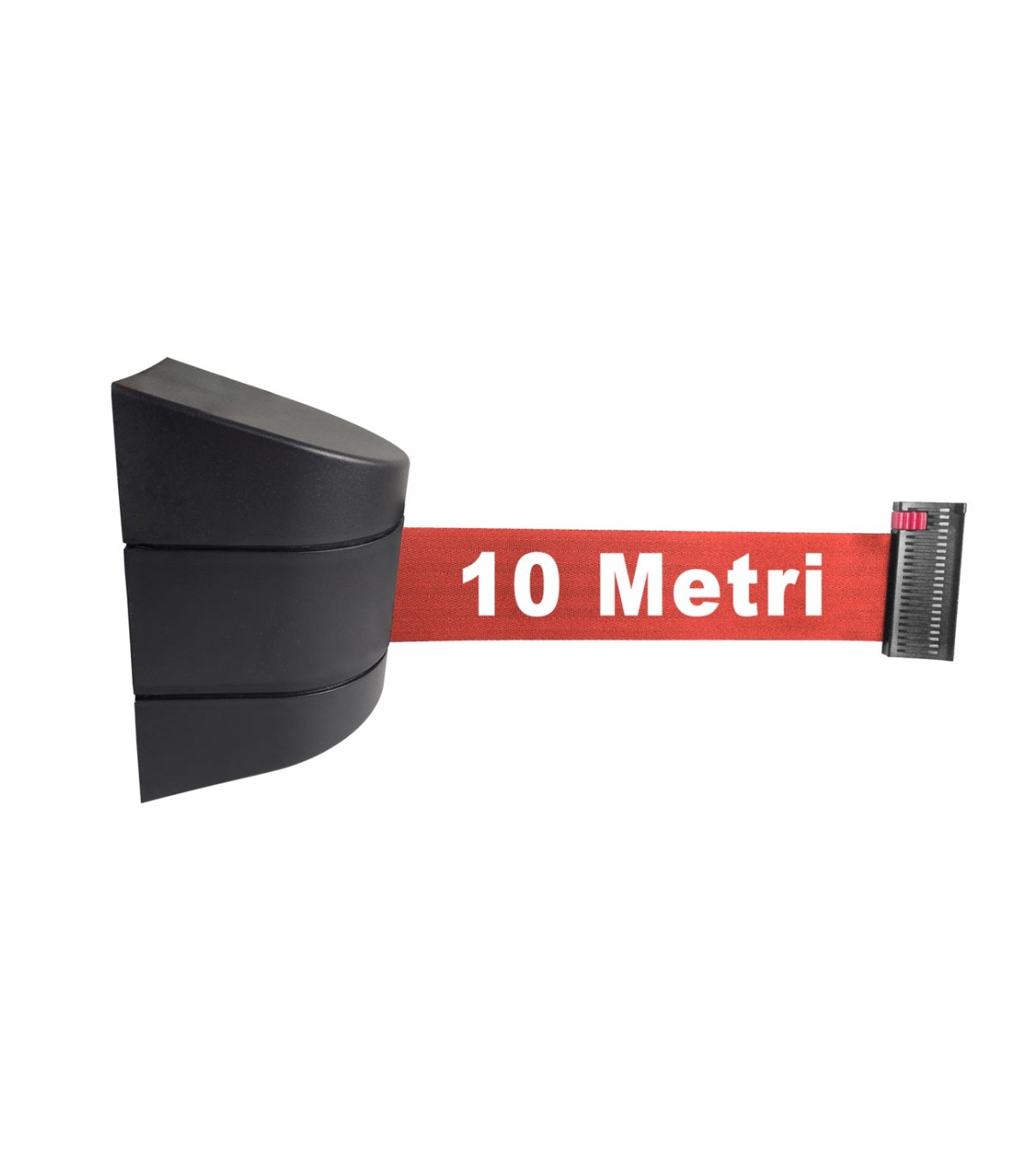 ATTACCO A MURO PARETE CON NASTRO ROSSO DI 10 METRI COLONNINA SEGNA PERCORSO DELIMITA AREA