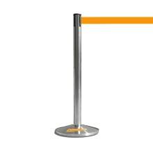 COLONNA COLONNINA A NASTRO COLORE ARANCIONE TEATRO RECEPTION HOTEL SEGNA PERCORSO DELIMITA AREA