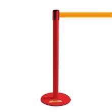 COLONNINA SEGNA PERCORSO ROSSA A NASTRO ARANCIONE TENDINASTRO TENDIFLEX TENDILINEA PIATTA