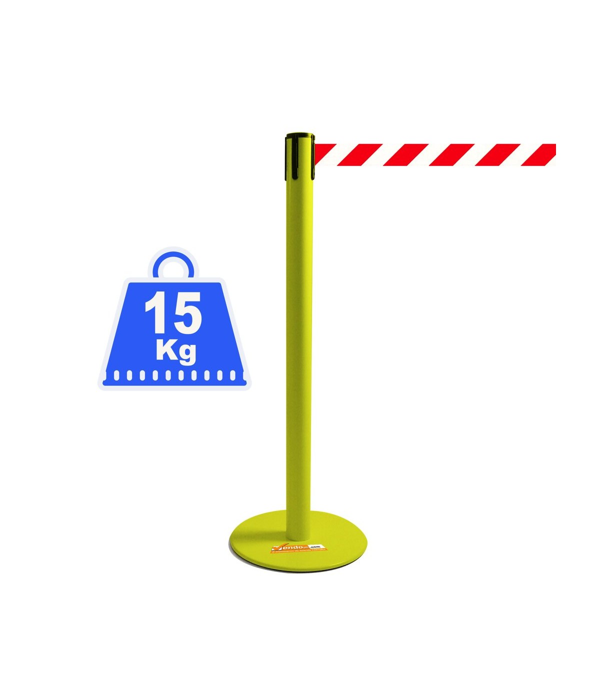 COLONNA COLONNINA NERA A NASTRO TEATRO AEROPORTO SEGNA PERCORSO DELIMITA AREA