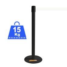 COLONNA COLONNINA NERA A NASTRO TEATRO AEROPORTO SEGNA PERCORSO DELIMITA AREA