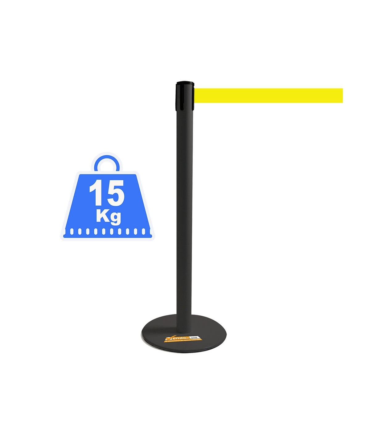 COLONNA COLONNINA NERA A NASTRO TEATRO AEROPORTO SEGNA PERCORSO DELIMITA AREA