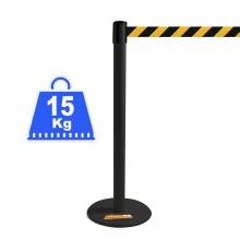 COLONNA COLONNINA NERA A NASTRO TEATRO AEROPORTO SEGNA PERCORSO DELIMITA AREA