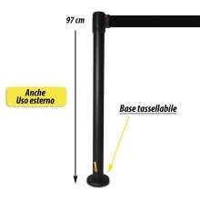 COLONNA COLONNINA A NASTRO TEATRO RECEPTION HOTEL SEGNA PERCORSO DELIMITA AREA