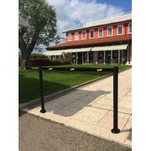 COLONNA COLONNINA A NASTRO TEATRO RECEPTION HOTEL SEGNA PERCORSO DELIMITA AREA