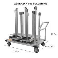 COLONNA COLONNINA A NASTRO TEATRO RECEPTION HOTEL SEGNA PERCORSO DELIMITA AREA