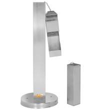 CESTINO IN METALLO CILINDRICO ROTONDO GETTACARTE GETTA CARTA DA INTERNO ESTERNO