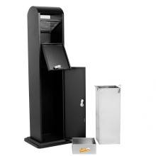 POSACENE CON CESTINO SEPARATO A COLONNA AUDA GIARDINO AREA RELAX ARREDO URBANO