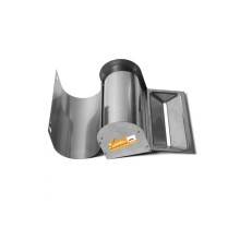 CESTINO IN METALLO CILINDRICO ROTONDO GETTACARTE GETTA CARTA DA INTERNO ESTERNO