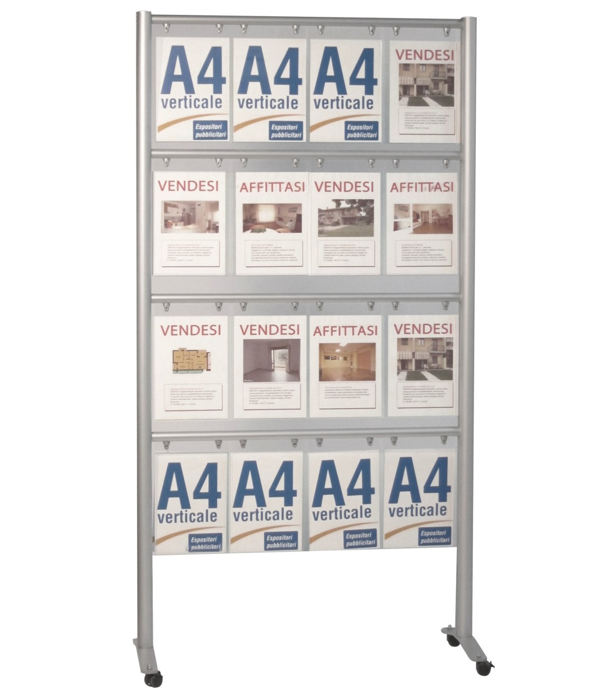 TASCA A4  VERTICALE DI RICAMBIO PER ESPOSITORE PUBBLICITARIO WHL001 WHL003