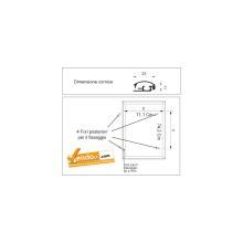 CORNICE ESPOSITIVA PUBBLICITARIA 70x100 DA MURO UFFICIO NEGOZIO AGENZIA CRPT16