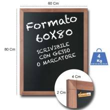 ESPOSITORE LAVAGNA IN LEGNO PER GESSI GESSETTI MENU' BAR RISTORANTE VARIE MISURE