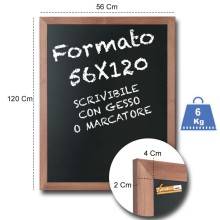 ESPOSITORE LAVAGNA IN LEGNO PER GESSI GESSETTI MENU' BAR RISTORANTE VARIE MISURE