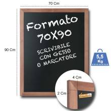 ESPOSITORE LAVAGNA IN LEGNO PER GESSI GESSETTI MENU' BAR RISTORANTE VARIE MISURE