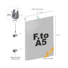 TARGA ESPOSITORE PUBBLICITARIO DA PARETE PORTA PANNELLI INDICAZIONI VARIE MISURE