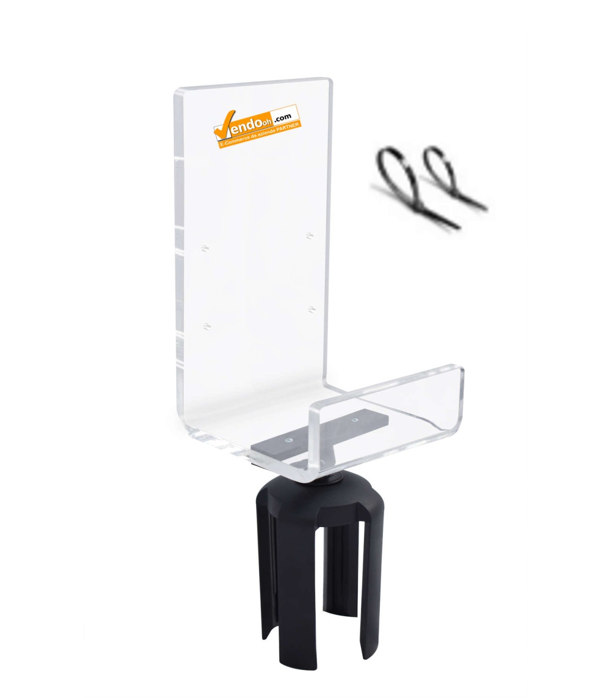 PORTA DISPENSER DOSATORE IN PLEXIGLAS PER LE NOSTRE COLONNINE SEGNA PERCORSO