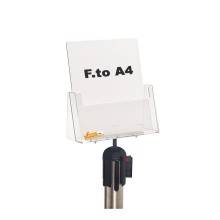 PORTA COMUNICAZIONI CARTELLO FORMATO A4 PER COLONNINA DELIMITA AREA SEGNA SPAZIO