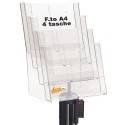 PORTA COMUNICAZIONI CARTELLO FORMATO A4 PER COLONNINA DELIMITA AREA SEGNA SPAZIO
