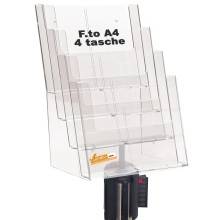 PORTA COMUNICAZIONI CARTELLO FORMATO A4 PER COLONNINA DELIMITA AREA SEGNA SPAZIO