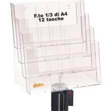 PORTA COMUNICAZIONI CARTELLO FORMATO A4 PER COLONNINA DELIMITA AREA SEGNA SPAZIO