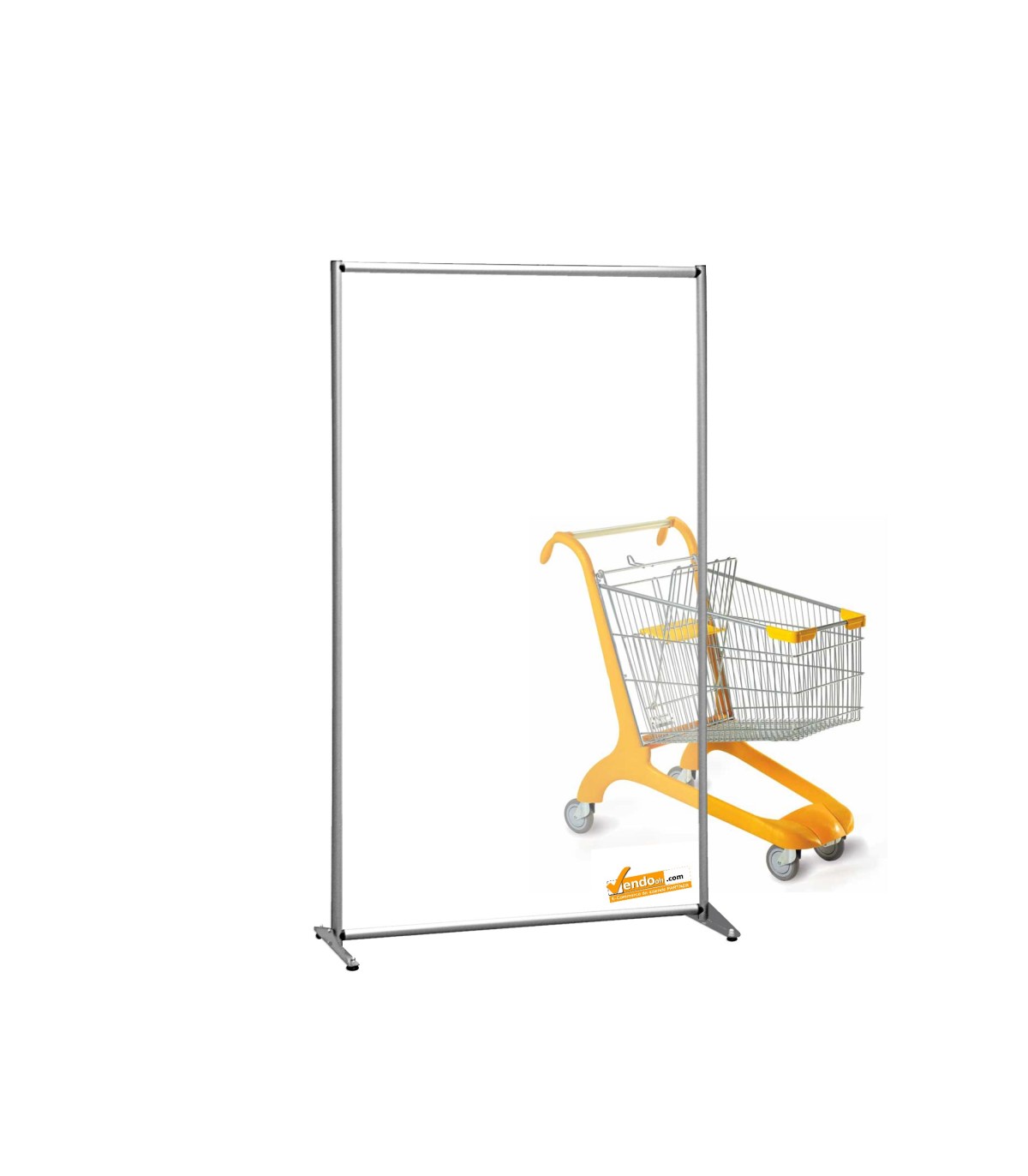 PARETE MOBILE PARETINA DIVISIORIA TOTALMENTE TRASPARENTE IN PLEXIGLAS SEPARE'