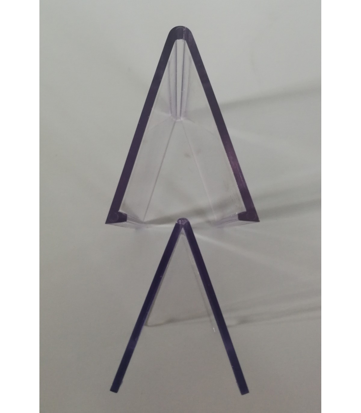 20 SEGNA GUSTI SEGNAGUSTI BIFACCIALI TRIANGOLARI PLEXIGLASS GELATERIA GELATERIE