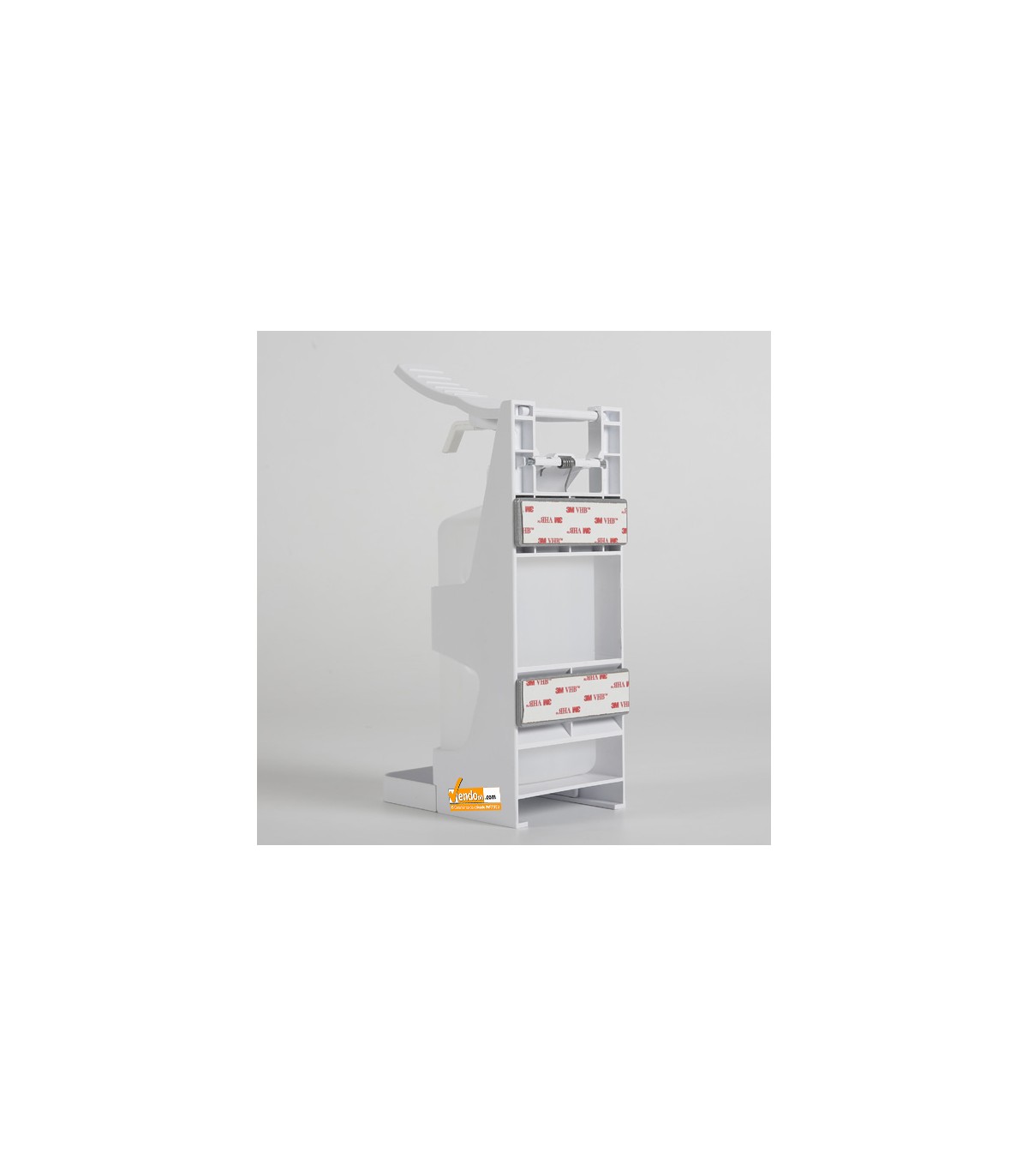 DISPENSER GEL IGIENIZZANTE DA PARETE EROGAZIONE A GOMITO RIEMPIBILE 1 LITRO 