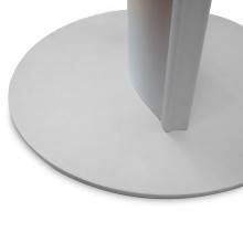 TOTEM PUBBLICITARIO ESPOSITORE DA TERRA BIFACCIALE PORTA INDICAZIONI COMUNICARE