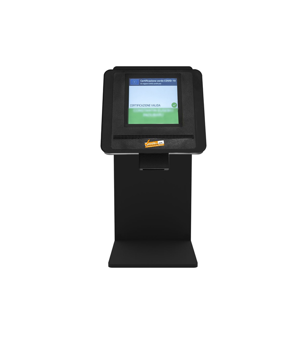 PORTA DISPENSER DA PAVIMENTO IN METALLO CORNICE FORMATO A4 PORTA COMUNICAZIONI