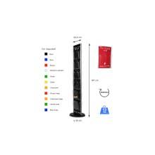 ESPOSITORE PORTA DEPLIANT DA PAVIMENTO GIREVOLE UFFICIO NEGOZIO AGENZIA COL101