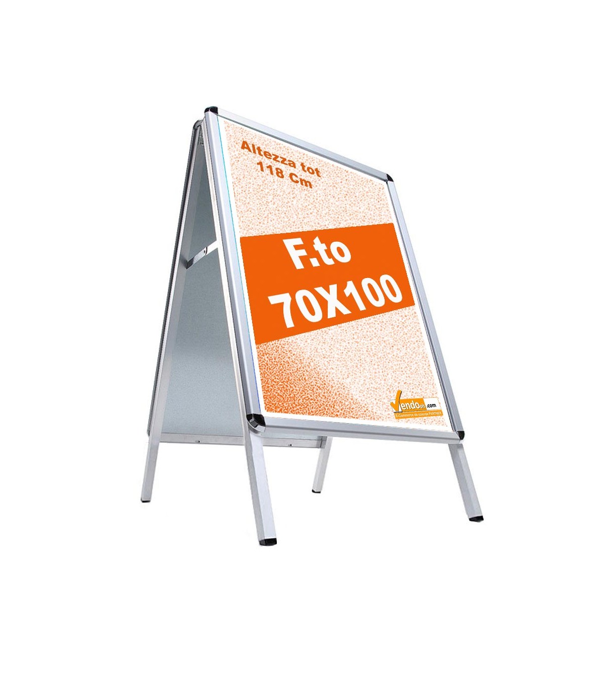 CAVALLETTO PUBBLICITARIO 70x100 DA PAVIMENTO