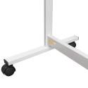 DETTAGLIO RUOTE LAVAGNA MAGNETICA 120x90 CM DOPPIO LATO SCRIVIBILE CON RUOTE DA UFFICIO SCUOLA