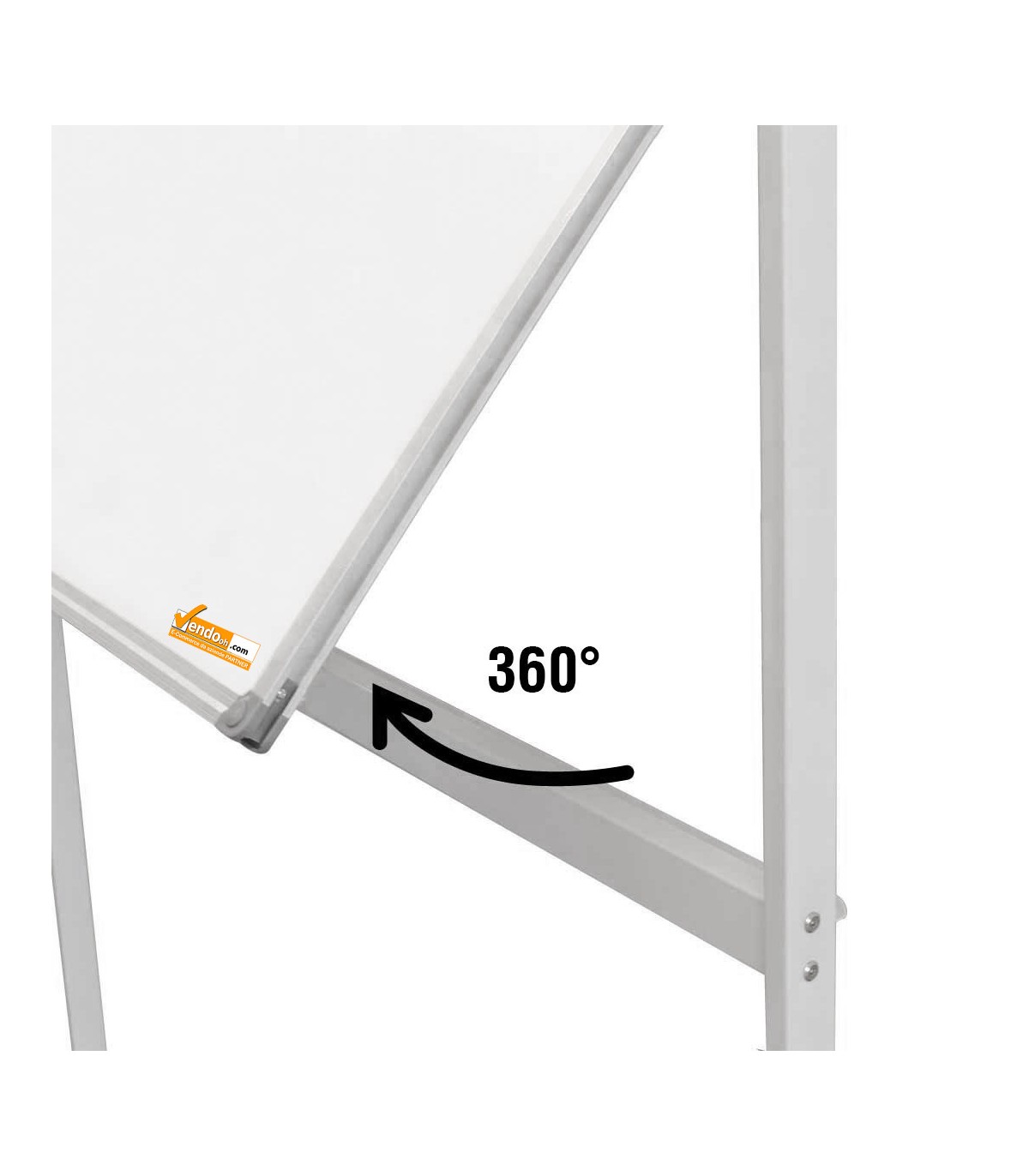 LAVAGNA MAGNETICA 150x90 CM DOPPIO LATO SCRIVIBILE CARRELLATA DA UFFICIO SCUOLA