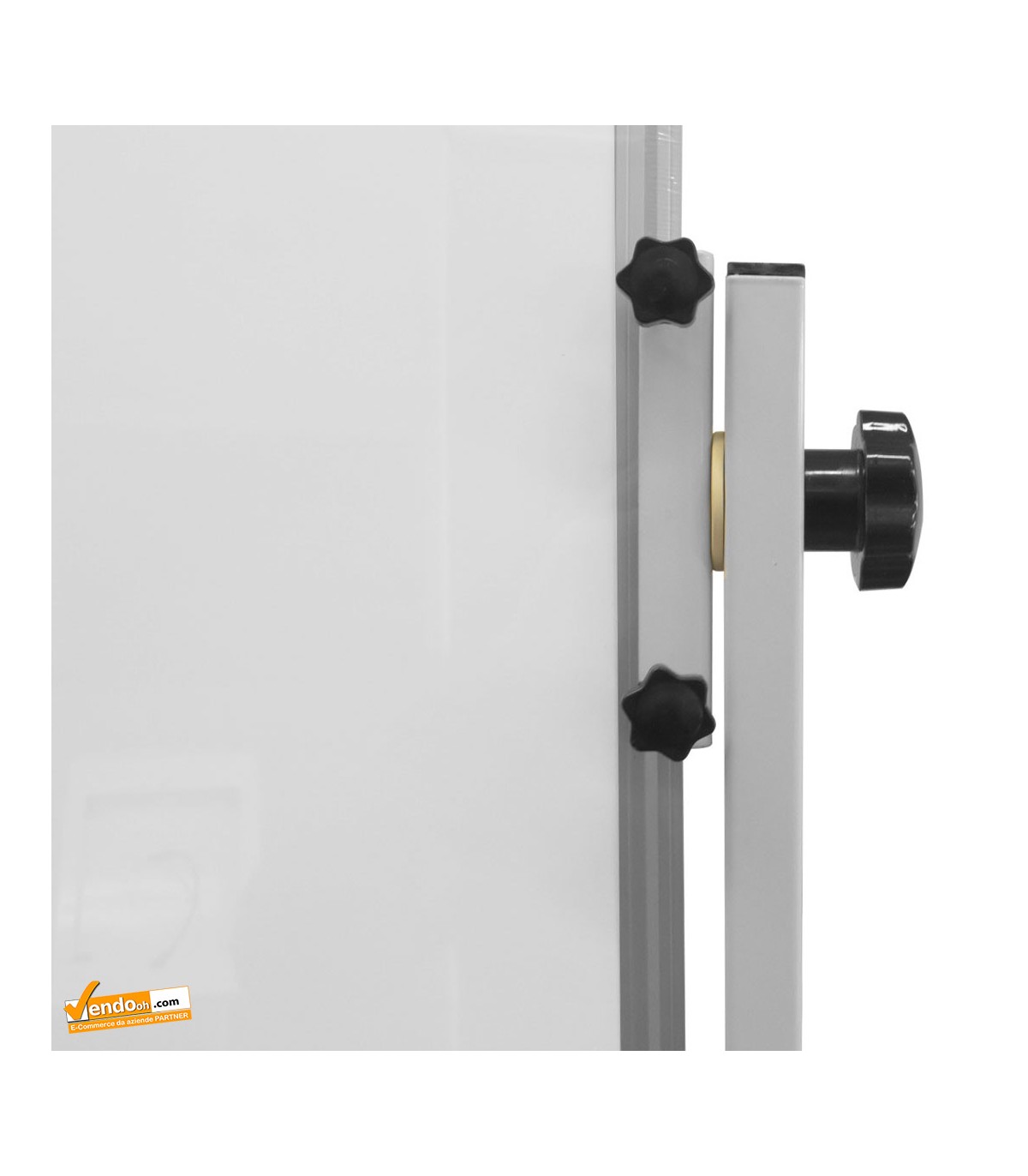 LAVAGNA DIDATTICA MAGNETICA 180x90 CM DOPPIA SUPERFICIE SCRIVIBILE CON ROTELLE 