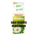 TESSUTO DI RICAMBIO STAMPA INCLUSA PER TOTEM BANNER 85X200 TIPO ROLL UP POP UP