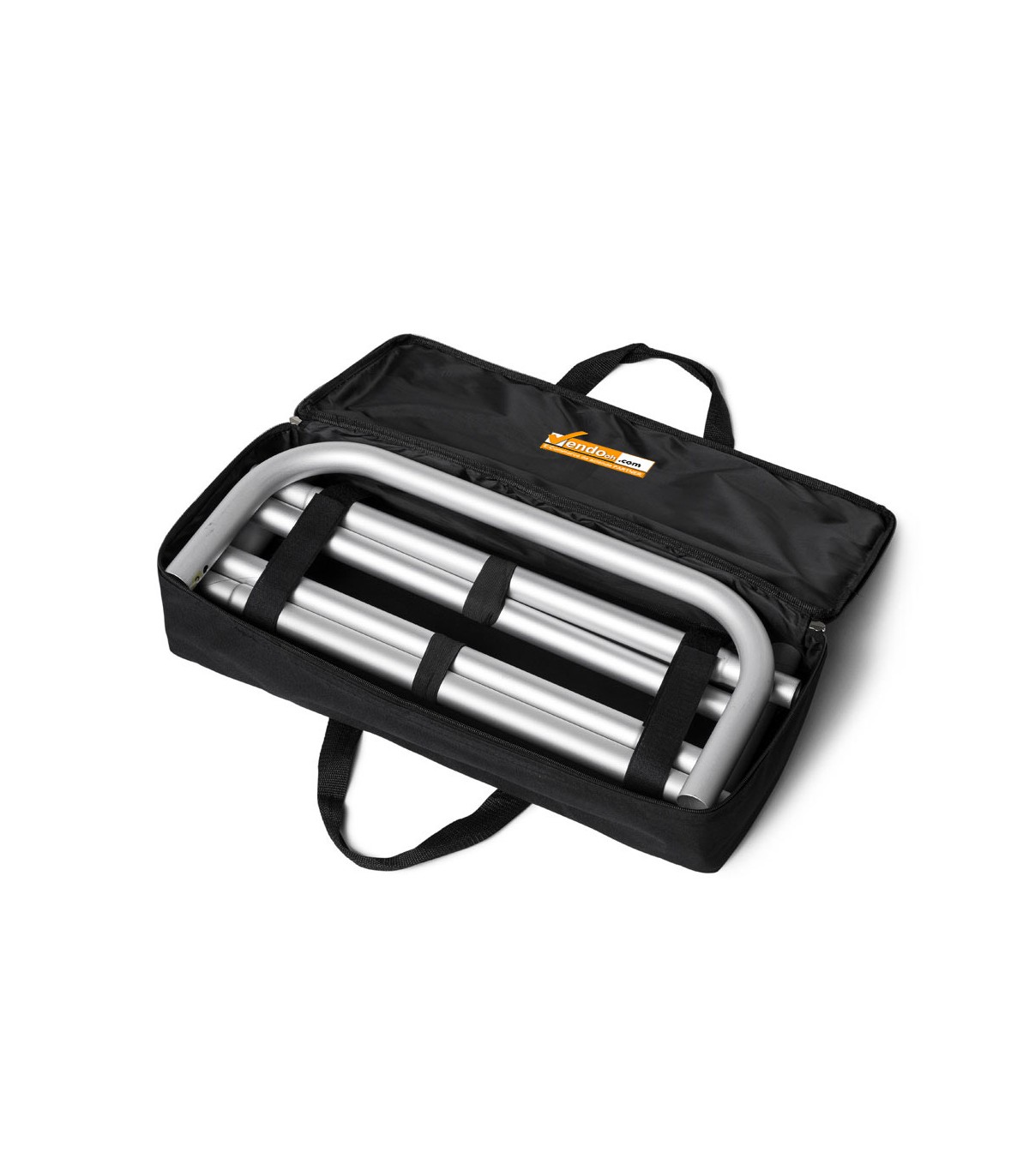 TOTEM PESANTE TRASPORTABILE IN TESSUTO STAMPA INCLUSA 100X200 TIPO ROLLUP POPUP