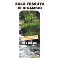 TESSUTO DI RICAMBIO STAMPA INCLUSA PER TOTEM PESANTE 80X200 TIPO ROLL-UP POPUP