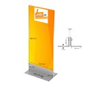 TOTEM DA PAVIMENTO TIS ECO 76x180 BIFACCIALE ESPOSITORE PUBBLICITARIO PANNELLO