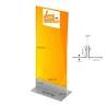 TOTEM DA PAVIMENTO TIS ECO 76x180 BIFACCIALE ESPOSITORE PUBBLICITARIO PANNELLO
