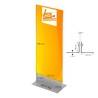 TOTEM DA PAVIMENTO TIS ECO 76x200 BIFACCIALE ESPOSITORE PUBBLICITARIO PANNELLO